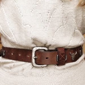 Western Leather Belt